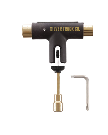 Silver Skate Tool Brown / Gold